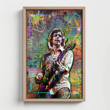 Bob Weir of The Grateful Dead Poster, Dead & Company Tie-dye Tribute Fine Art