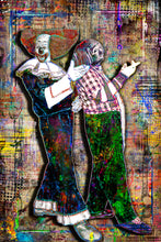 Bozo and Cookie The Clown Poster, WGN Bozo Tribute Fine Art