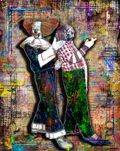Bozo and Cookie The Clown Poster, WGN Bozo Tribute Fine Art