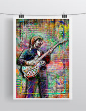 Phil Lesh of The Grateful Dead Poster, Dead & Company Tie-dye Tribute Fine Art
