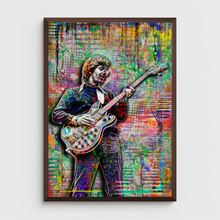 Phil Lesh of The Grateful Dead Poster, Dead & Company Tie-dye Tribute Fine Art