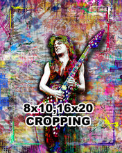 Randy Rhoads Poster,Randy Rhoads Print Ozzy Guitarist Tribute Fine Pop Art