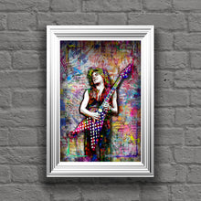 Randy Rhoads Poster,Randy Rhoads Print Ozzy Guitarist Tribute Fine Pop Art