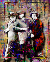 Three Stooges Poster, Moe Larry and Curly Pop Art, Stooges Tribute Fine Art