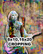 Tom Petty Pop Art Poster, Tom Petty and The Heartbreakers Young Tribute Fine Art