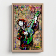 Woody Guthrie Poster, Woody Guthrie Folk Tribute Fine Pop Art