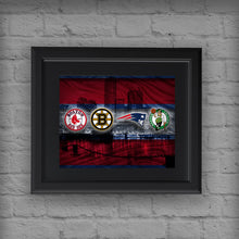 Boston Red Sports Teams Poster