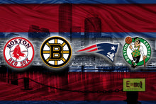Boston Red Sports Teams Poster