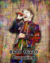 Brent Smith Shinedown Poster, Shinedown Tribute Fine Art