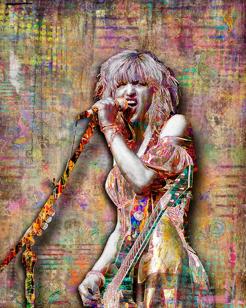 アート・デザイン・音楽 One More Minute for Courtney, Please ETSYCourtney_Love_Pop_16x20_c4