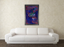 Florida Gators Poster, University of Florida Gift, Gators Man Cave, Florida Print