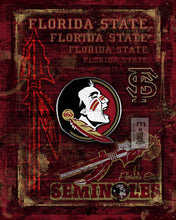 Florida State Seminoles Poster, Florida State Gift, Seminoles Man Cave, Florida State Print, FSU