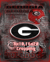 Georgia Bulldogs Poster, George Bulldogs Gift, University of Georgia Man Cave, Georgia Bulldogs Print