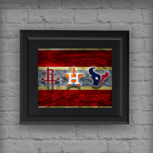 Houston Texans Sports Poster, TEXANS, ASTROS, Rockets Artwork, Houston Skyline