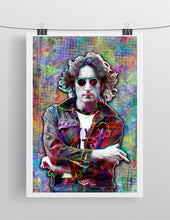 John Lennon Poster, John Lennon of The Beatles Gift, John Lennon Tribute Fine Art