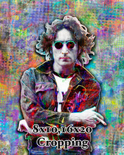 John Lennon Poster, John Lennon of The Beatles Gift, John Lennon Tribute Fine Art