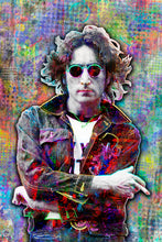 John Lennon Poster, John Lennon of The Beatles Gift, John Lennon Tribute Fine Art