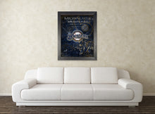 Milwaukee Brewers Poster, Milwaukee Brewers Artwork Gift, Brewers Layered Man Cave Art