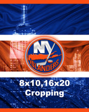 New York Islanders Poster, New York Islanders Hockey Print, Islanders Man Cave Art, NY Islanders