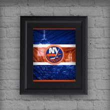 New York Islanders Poster, New York Islanders Hockey Print, Islanders Man Cave Art, NY Islanders