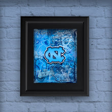 North Carolina Tar Heels Poster, NC Tar Heels Print, Tar Heels gift, North Carolina Cave Picture