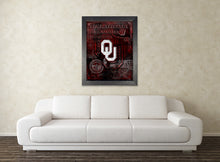 Oklahoma Poster, University of Oklahoma Gift, OU Man Cave, Sooners Print