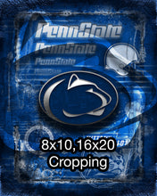 Penn State Nittany Lions Poster, Penn State Gift, Pennsylvania State Nittany Lions Man Cave, Penn State Sports Print