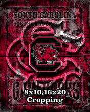 South Carolina Game Cocks Poster, South Carolina Print, Gamecocks gift, SC Game Cocks Cave Picture