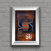 Syracuse Orange Poster, Syracuse Orange Print, Orange gift, Syracuse Man Cave Picture