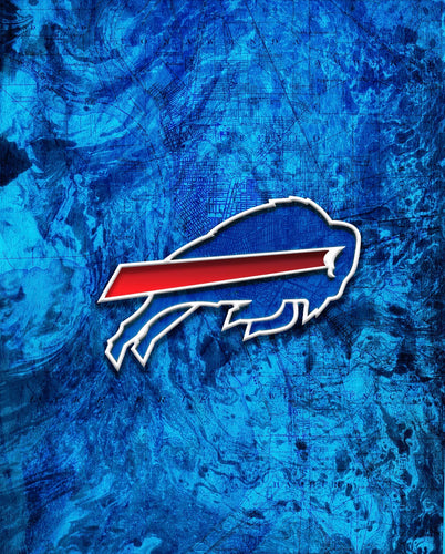 Buffalo Bills Poster, Buffalo Bills Football Poster, Bills gift, Buffalo Bills Man Cave