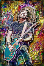 Dave Grohl Foo Fighters Poster, Dave Grohl Pop Art, Dave Grohl Tribute Fine Art