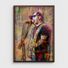 Aaron Lewis of Staind Poster, Aaron Lewis Tribute Fine Art