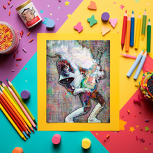 Ace Frehley of KISS Poster, Kiss Tribute Fine Art