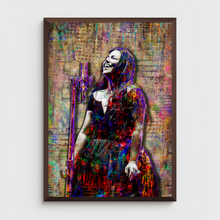 Amy Lee of Evanescence Poster, Evanescence's Print Tribute Fine Art