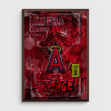 Los Angeles Angels Poster, Angels of Anaheim Artwork Gift, Angels Print Man Cave Art