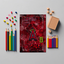 Los Angeles Angels Poster, Angels of Anaheim Artwork Gift, Angels Print Man Cave Art