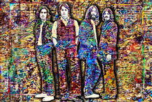 Beatles Poster, George, Paul, John, Ringo The Beatles Klimt Beatles Tribute Fine Art