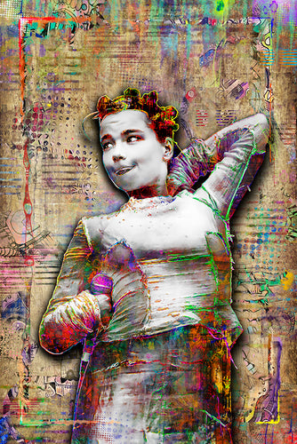 Bjork Poster, Bjork Pop Art Tribute Fine Art