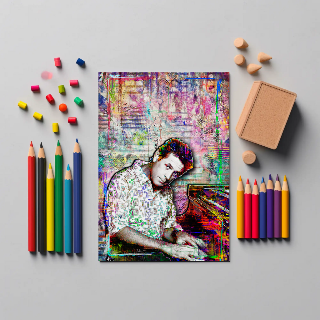 Brian Wilson of The Beach Boys Pop Art Poster, Brian Wilson Tribute Fi ...