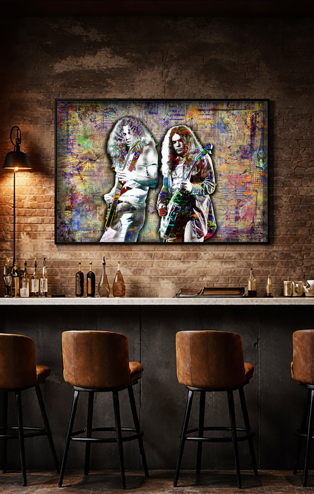 Gary Rossington Allen Collins Lynyrd Skynyrd Poster, Lynyrd