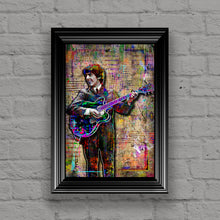 George Harrison in The Beatles Poster, George Harrison Tribute Fine Art