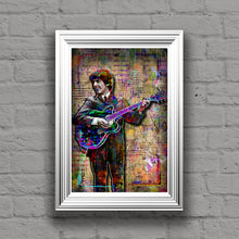 George Harrison in The Beatles Poster, George Harrison Tribute Fine Art