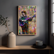 George Harrison in The Beatles Poster, George Harrison Tribute Fine Art