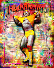 Hulk Hogan Pop Art Poster, Hulk Hogan Hulkamania Tribute Fine Art