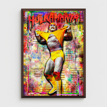 Hulk Hogan Pop Art Poster, Hulk Hogan Hulkamania Tribute Fine Art