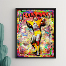 Hulk Hogan Pop Art Poster, Hulk Hogan Hulkamania Tribute Fine Art