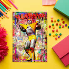 Hulk Hogan Pop Art Poster, Hulk Hogan Hulkamania Tribute Fine Art