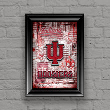 Indiana University Hoosiers Poster, IU Hoosiers Print, Hoosiers Picture