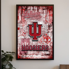 Indiana University Hoosiers Poster, IU Hoosiers Print, Hoosiers Picture