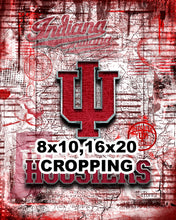 Indiana University Hoosiers Poster, IU Hoosiers Print, Hoosiers Picture